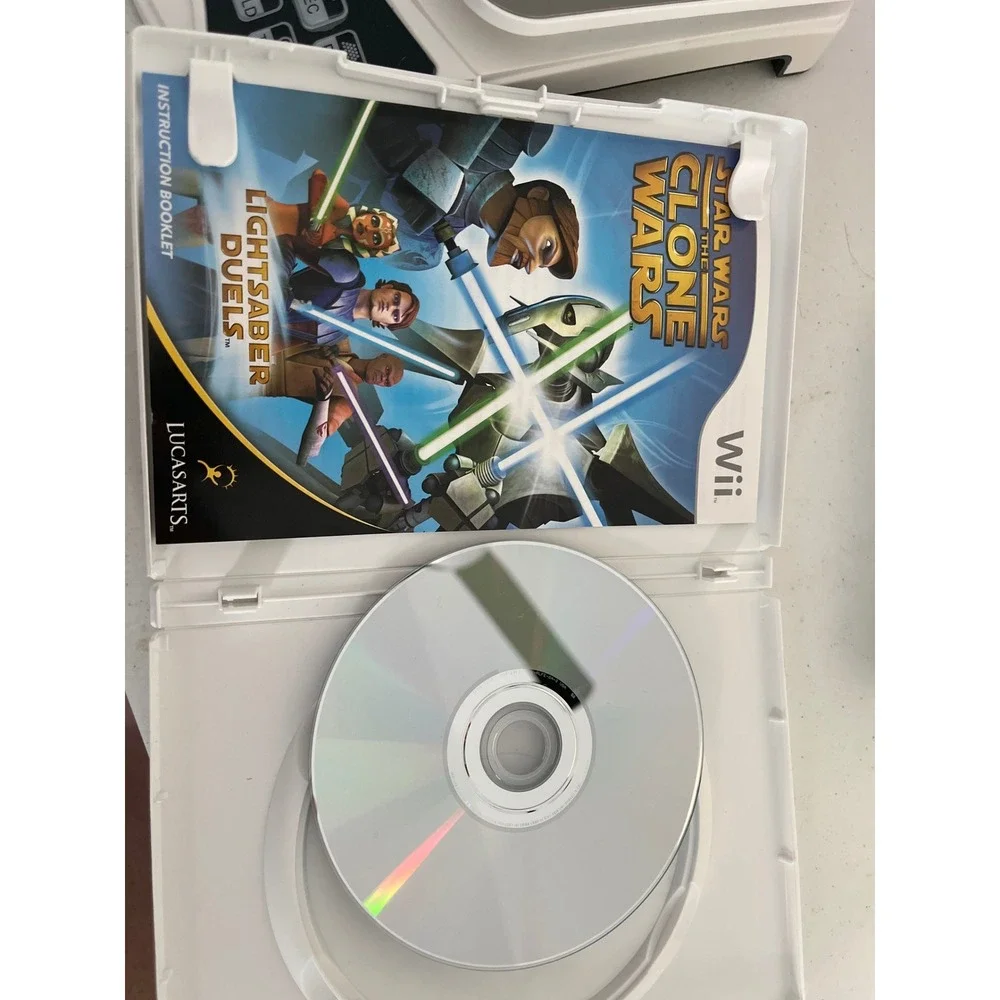 Nintendo Wii 3 Game LEGO Star Wars Complete Saga Clone Wars Little League 2009